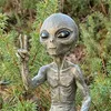 Outer Space Alien Standbeeld Martians Beeldje Set Voor Thuis Indoor Outdoor Beeldjes Tuinornamenten Decor Miniatures217S