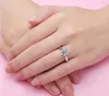 Кластерные кольца kjjeaxcmy fine jewelry mosang diamond 925 стерлинговые серебряные женщины