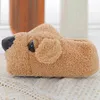 Vrouwen anime cartoon hond slippers liefhebbers warme indoor vrouw slippers pluche schoenen meisje thuis pantufas huis dames slippers kinderen K722