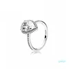 925 Sterling Silver Womens Diamond Ring Fashion Jewelry Wedding Engagement Rings For Women271P