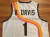 Roswell Rayguns Baron Davis White Home Jersey rare Cousu Personnalisez n'importe quel numéro XS-6XL