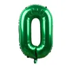 Dekoracja imprezy 30 -calowa liczba folii aluminiowej Balony dla zwierząt w dżungli wszystkiego najlepszego z okazji urodzin