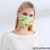 Bunte 3 Ebenen Einweg-Maske 13 Farben 3D-Druck-Erwachsener und Kinder-Mode-Designer Gesicht nicht gewebt Anti-Staubschutz-Holouppe s