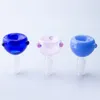 G017 Smoking Bowl 10mm 14mm 18mm Male Female Colored Dome Glass Bowls Bubbler Ash Catcher Bong Tool