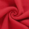 0-18 м Рождество девочка красная одежда набор оборками вязаные ползунки мультфильм автомобиль бантики брюки рождественские наряды вечеринка костюмы 210515
