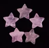 5pcs cristallo di quarzo rosa naturale stella intaglio occhio di tigre pietra di luna lapislazzuli stella meditazione guarigione feng shui casa