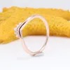 100 925 Sterling Silver Pan Ring Creative Crown Wishing Bone For Women Wedding Party Gift Fashion Jewelry Cluster Rings5709793