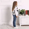 Gilet en fausse fourrure Lepoard pour enfants / bébés filles 211203