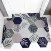 Carpets Nordic Style Household Silk Circle Floor Mat Anti-dirty Door Into The Entrance Hall Carpet Can Be Cut PVC Custom