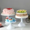 Dishes & Plates Cake Display Stand Party Wedding Decoration Desktop Afternoon Tea Birthday Dessert Fudge Wrought Iron Gold Tray