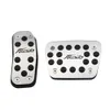 Pedais aptos para o novo Fiesta 2009 - 2019 peças de aço inoxidável no MT Car Pedal Protection Cover Acessórios