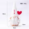 Valentijnsdag Gnome Dolls Spring Party Faceless Doll 8 Styles Gnome-Doll Handgemaakte Woondecoratie Knuffels DD830