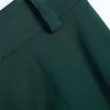 여성 바지 패션 높은 허리 병 녹색 느슨한 긴 정장 캐주얼 여성 넓은 다리 바지 211118