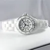 H0968 Ceramic Watch Fashion Märke 33 38mm Vattenbeständiga armbandsur Luxury Women's Watch Fashion Gift Märke Luxury Watch R2684