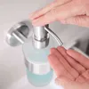 Dispenser di sapone a parete in acciaio inossidabile da 200 ml Pompa a pressione manuale per bagno L4MB 211206