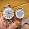 2021 Women Rose Gold Quartz Watches Luksusowa marka unisex rhinestoneinset tarcza Watch Limited Edition Montre de Luxe Lovers Stainle9481496