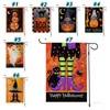 Banner vlaggen 47 * 32cm Halloween tuin vlag linnen werf vlag halloween decoratie 7 stijl feestartikelen T2i52379 / van zee