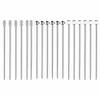 NewMetal Fruit Stick Stainless Steel Cocktail Pick Tools Reusable Silver Cocktails Drink Picks 43 Inches 11cm kitchen Bar Party T4429994