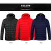8 Areas Heated Jackets USB Men's Women's Winter Outdoor Electric Heating Jackets Warm Sprots Thermal Coat Clothing Heatable Vest 210819