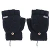 Gants de Ski 4 Couleur 5V USB Chauffé Hiver Respirant Alimenté par Batterie Motocross Moto Tricoté Chauffage