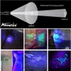AloneFire A100 LED UV Flashlight Dual LED 365395NM Ultra Violet Torch Light för enligt Amber Arrestering Scorpions Animal Urin