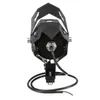 12V-80V Motorcykel LED-strålkastare kör dimma spot ljus DRL aluminium-svart