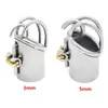 NXYCockrings Male Stainless Steel Penis Piercing PA Puncture Cock Lock Bondage Cage Chastity Device Sex Toys Men BDSM Product A215 1124
