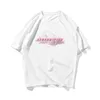 Maglietta da uomo Hip Hop Maglietta rosa Harajuku Maglietta con stampa nuvola Maglietta da uomo in cotone Casual manica corta Streetwear Maglietta stile giapponese 210527