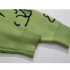 ФГККС свитер мужчина хараджуку мода трикотажная уличная одежда динозавр мультфильм пуловер о-шеи негабаритных повседневная милая пара мужских свитеров 210809