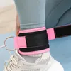 Soporte de tobillo Correas de fitness Anillo en D ajustable Puños de pie Gimnasio Entrenamiento de fuerza de piernas Polea con hebilla Protector de pies deportivos