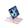 Wireless Bluetooth TouchPad Keyboard Case Smart 360 -graders roterande 7 färger Led Backbellit Stand Cover för iPad Pro 11 tum iPadair4 10.9 "