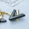Designers de marque de haute qualité Porte-clés Cadeau créatif Porte-clés en alliage Porte-clés coloré avec boîte