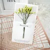 Biglietti d'auguri di fiori Gypsophila fiori secchi benedizione scritta a mano biglietto di auguri carta regalo di compleanno inviti di nozze DHL WJY591