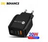20W PD+QC3.0 USB C Charger Fast Charging Wall Power Adapter EU US Plug for Universal Model Wholesale