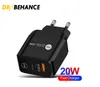 20W PD + QC3.0 USB C Charger Szybki ładowanie Zasila ścienna EU wtyczka UE dla uniwersalnego modelu hurtowego