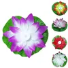 20 cm Dia Yapay İpek Çiçek Yüzer LED Lotus Lambası Renkli Değişen Su Havuzu Doğum Günü Düğün Malzemeleri Için Dilek Işıkları