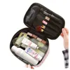 Bag PVC Transparent Organizer Cosmetic Travel Toiletry Bag Set Pink Beauty Case Makeup Case Beautician Vanity Necessaire Trip 202211