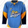 001Goodjob Men Youth Women Vintage ECHL 2017 Toledo Walleye Toledo Walleye AJ Jenks 27 Evan Rankin 86 Vintage Hockey Jersey Size3594507