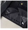 高品質の女性のファッションジャケットブラックT 2つのポケットゴールデンボタンエレガントなコート春秋の服211029