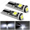 50pcs / lot White T10 W5W 5050 3SMD CANBUS FOUT FREE LED-lampen voor autobreedte-indicatorlampen Lees kentekenverlichting 12V