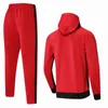 Youth Adult Running Tracksuits Hooded Zip Sports Jackets Pants Outdoor Jogging Coat Trousers Basketball Football Training Suit Y1221