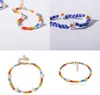 Böhmische Mischung Farbe Samenperlen Blume Choker Halskette Kurze Kragen Schlüsselbein Kette Halsketten Für Frauen Erklärung Schmuck