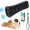 3 em 1 Ultrasonic LED Pet Dog Repeller Stop Bark Training Trainer Dispositivo Anti Latido Lanterna