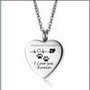 Dog Tag,Id Card Supplies Pet Home & Garden Factory Tag Id Heart Urn Pendant Necklace For Ashes Heaven Memorial Keepsake Cremation Jewelry Dr