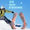 Chaussettes sportives gobygo femmes long tube ski épaissis de serviette au fond absorbe la sueur extérieure alpinisme confortable