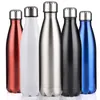 350/500/750 / 1000ml Podwójna ściana izolowana flask próżniowy butelka ze stali nierdzewnej Cola Water Beer Thermos dla butelki sportowej 210913