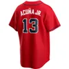 2024 남성 여성 청소년 시티 연결 야구 유니폼 13 Ronald Acuna Jr. 28 Matt Olson 23 Michael Harris 27 Austin Riley 54 Max Fried 1 Ozzie Albies Marcell Ozuna Jersey