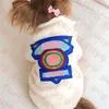 Pet Pet Sweater Sweater Dogs Brand Brand Pets Whotshirt Dog Apparel Металлическая наполовину Zip Casual Sweaters253e