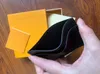 2022 Whole 100% Real Leather Convenient ID Pocket Bank Credit Card Case Thin Card Wallet Men Women's Cards Cards Holder N280U