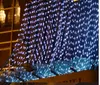 3M 6M 8M 10M Natale Ghiacciolo Luce Tenda della finestra Fata Luci della stringa Festa Vacanza Sfondo di nozze Scintillio Ghirlanda di luce